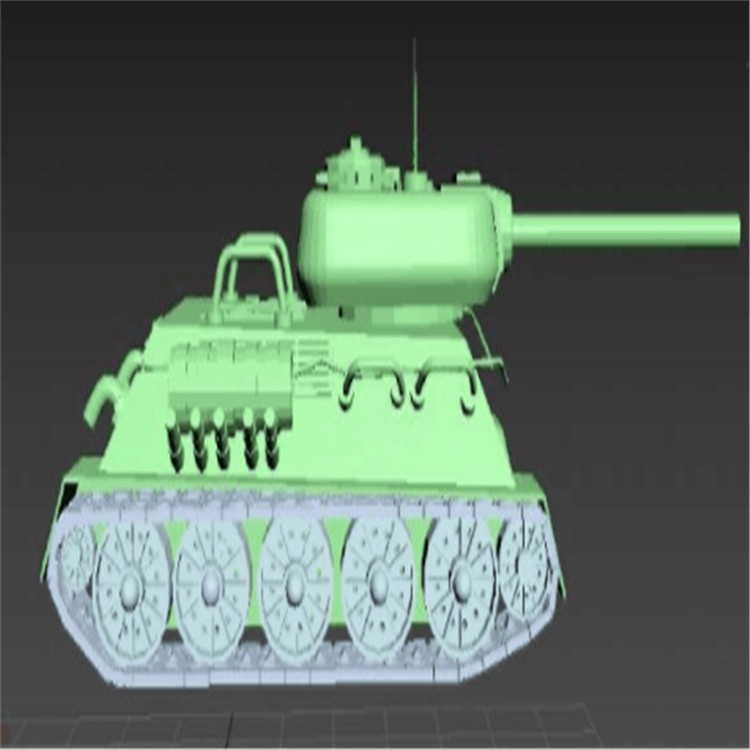 库车充气军用坦克模型